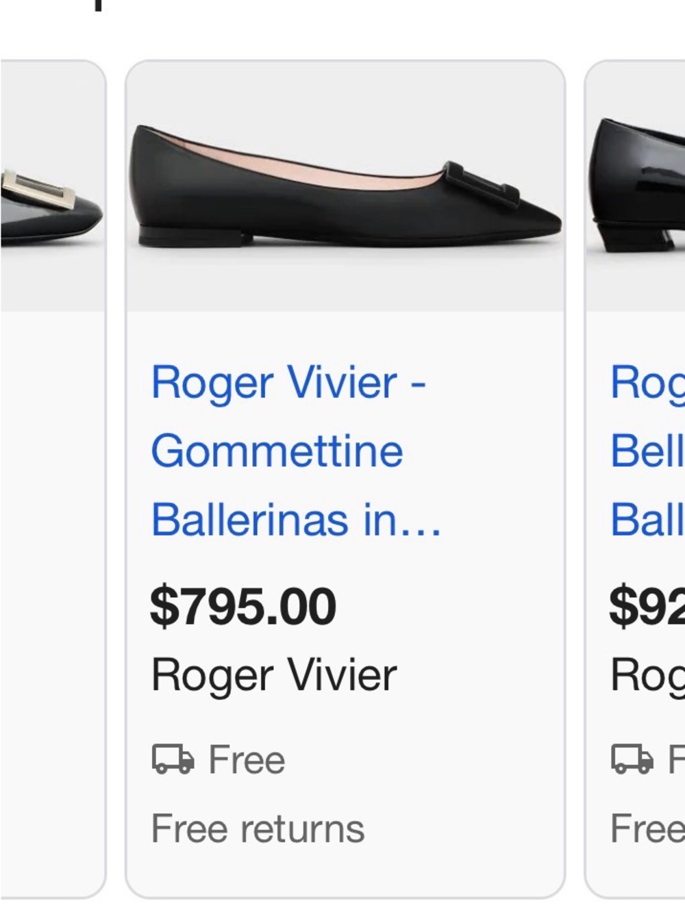 ROGER VIVIER Gommettine Ballerinas flats in black leather size 39 - NEW - Picture 16 of 16